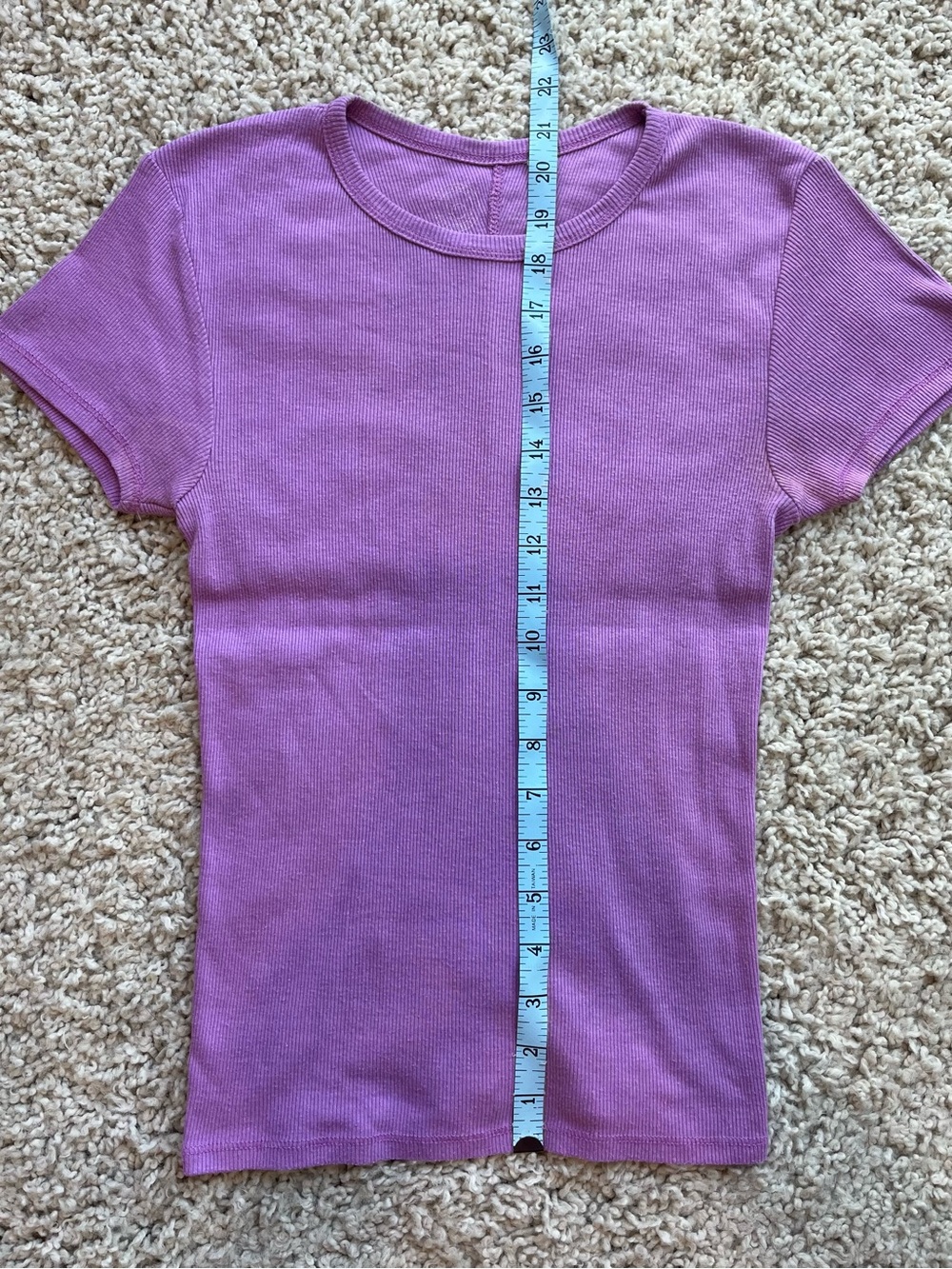Urban Outfitters Lilac Ribbed Tee - Picture 4 of 7